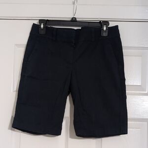 Ann Taylor Black Bermuda Shorts Casual Style